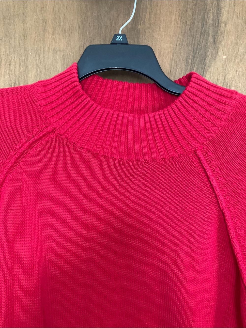 89th & Madison jester red sweater 3X - Picture 4 of 17